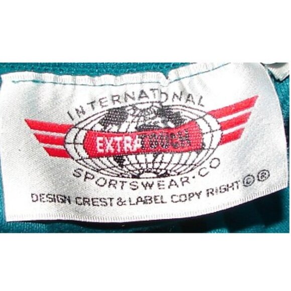 Vtg International Sportswear Mock Neck Pullover TOP, Plus Sz 2X, Red - Picture 6 of 6